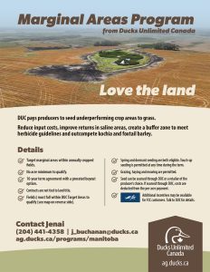 cover of Marginal Areas Program pamphlet